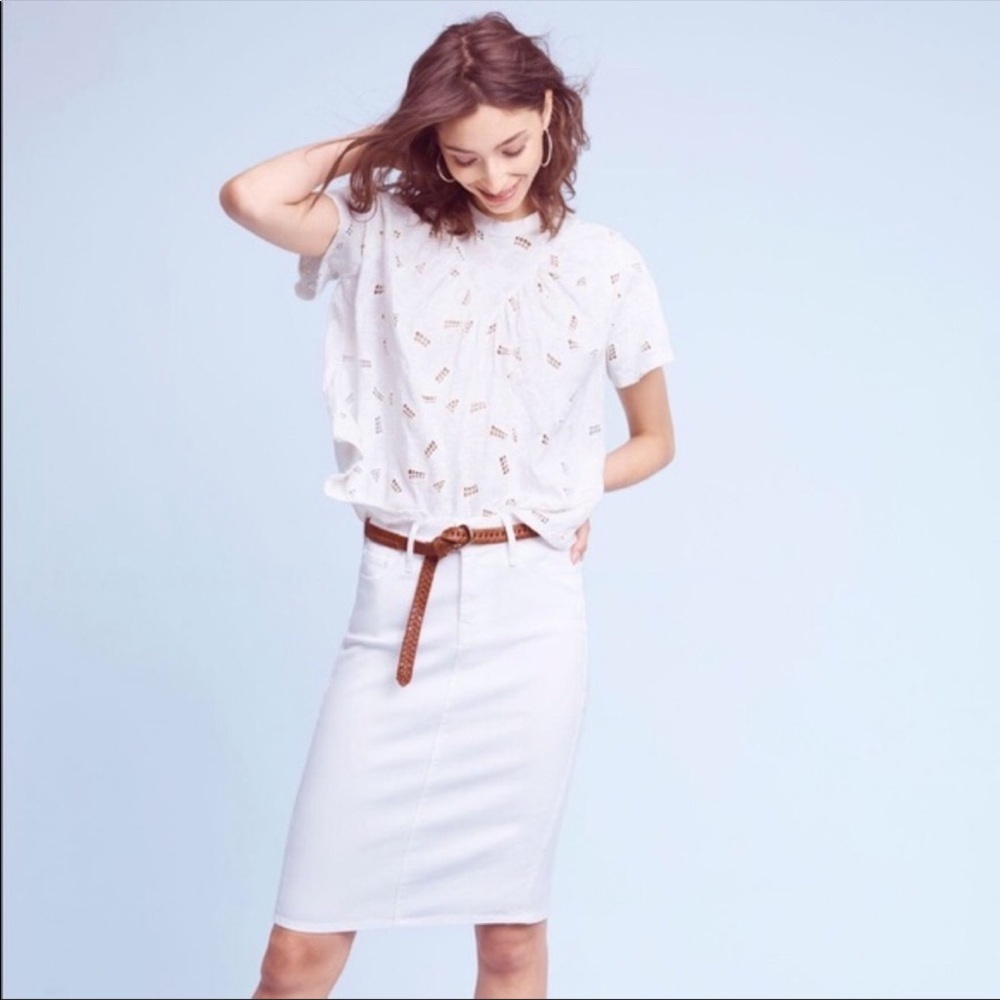 Akemi and Kin Eyelet Top